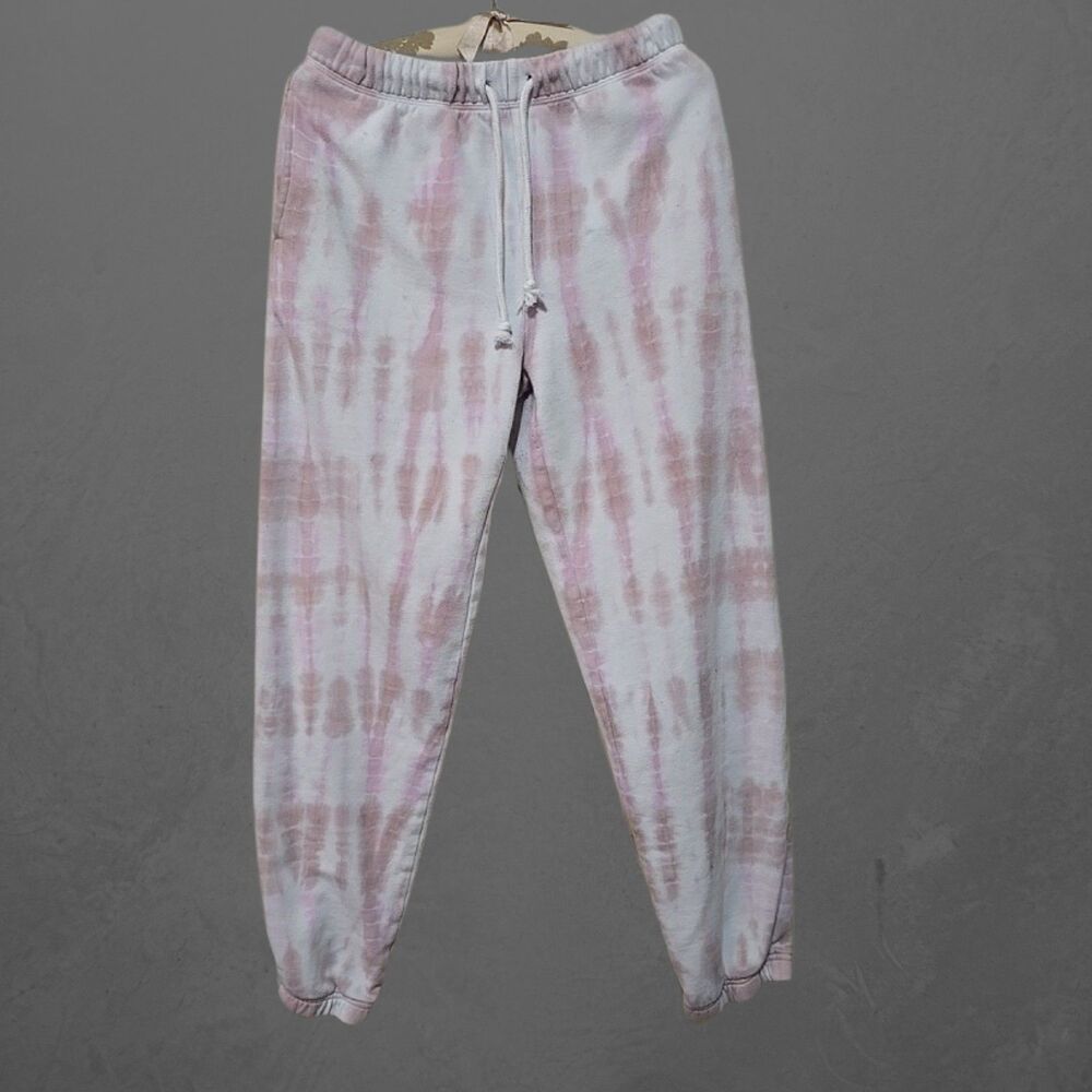 Aeropostale Women's Tie Dye Slouchy High Waisted Cinched Sweatpants Size S